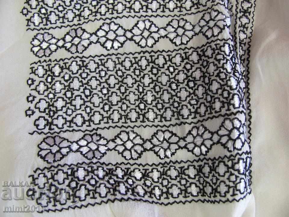 Vintage Silk Women's Shirt hand embroidered - 7 Vintage Silk Women's Shirt hand embroidered - 7