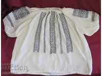Vintage Silk Women's Shirt hand embroidered