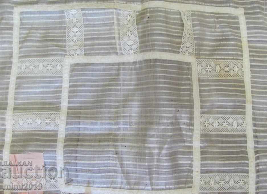 19th century Tablecloth, Kare silk kenar - 5 19th century Tablecloth, Kare silk kenar - 5