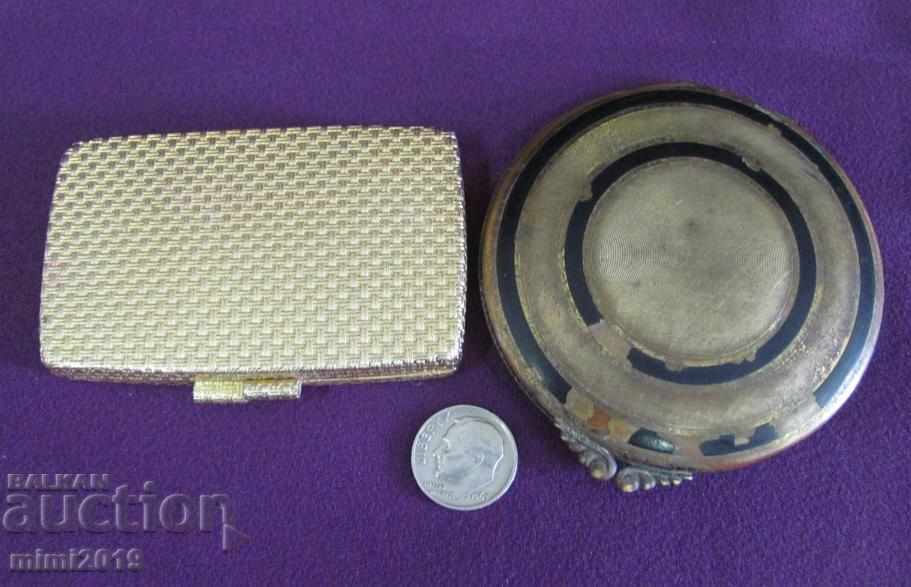 2 pcs. Old Bronze Powders - 7 2 pcs. Old Bronze Powders - 7