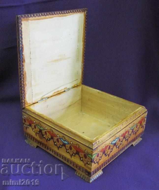 Old Wooden Box hand painted with price 45.00 BGN | € 23.01 Old Wooden Box hand painted with price 45.00 BGN | € 23.01
