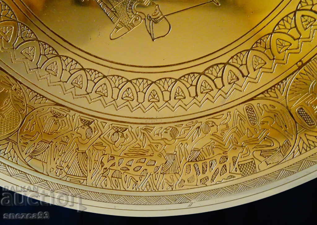 Delivery of Antique plate, brass panel, Egypt. Delivery of Antique plate, brass panel, Egypt.