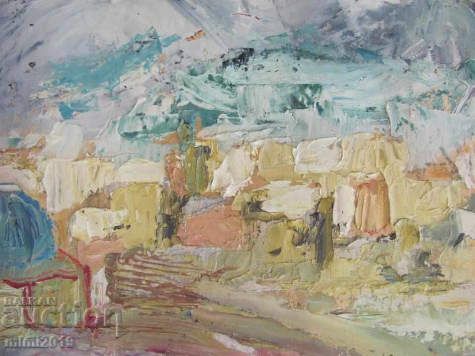 Stara Krtina oil on cardboard 49x35 cm. with price 80.00 BGN | € 40.90 Stara Krtina oil on cardboard 49x35 cm. with price 80.00 BGN | € 40.90