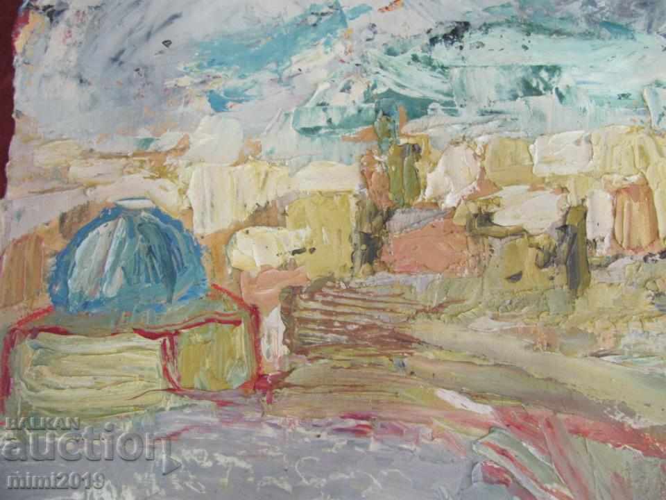 Stara Krtina oil on cardboard 49x35 cm. - 5 Stara Krtina oil on cardboard 49x35 cm. - 5