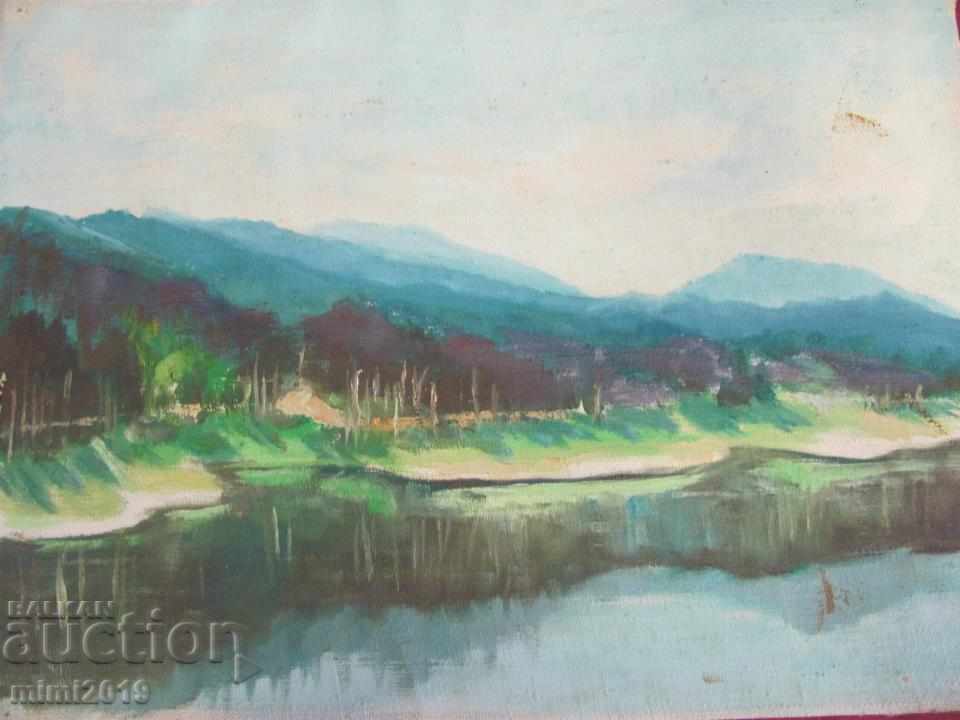 Old Oil painting on canvas 37x27 cm. with price 60.00 BGN | € 30.68 Old Oil painting on canvas 37x27 cm. with price 60.00 BGN | € 30.68