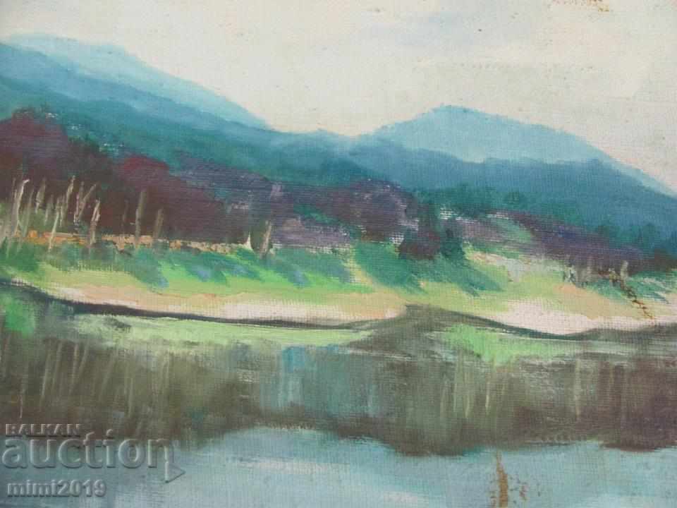 Auction Old Oil painting on canvas 37x27 cm. Auction Old Oil painting on canvas 37x27 cm.