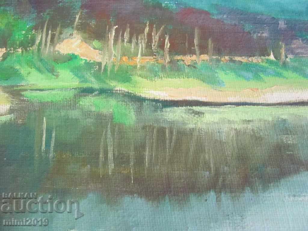 Old Oil painting on canvas 37x27 cm. - 5 Old Oil painting on canvas 37x27 cm. - 5