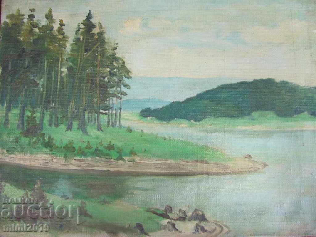 Παράδοση Παλιά ελαιογραφία σε καμβά 37x27 εκ. Παράδοση Παλιά ελαιογραφία σε καμβά 37x27 εκ.