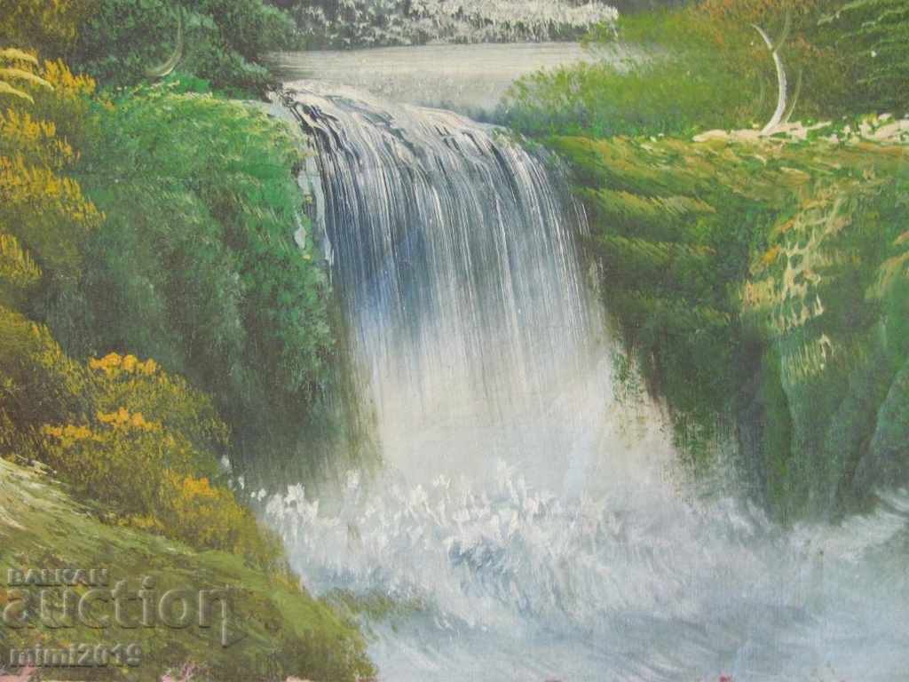 Old Painting Landscape oil on canvas 60x50 cm. - 5 Old Painting Landscape oil on canvas 60x50 cm. - 5