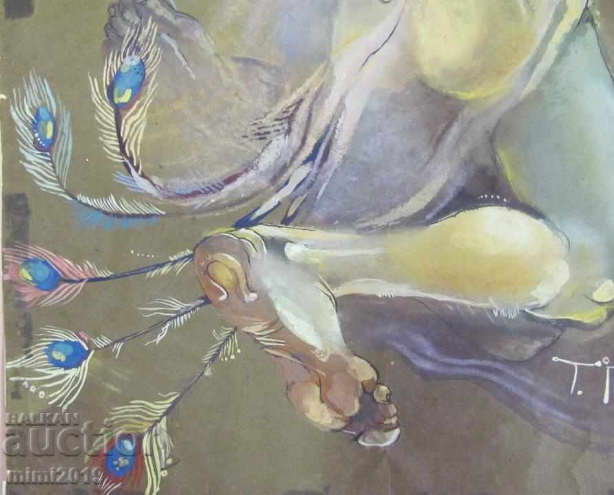 Delivery of Watercolor T. Puneva 51x36cm Delivery of Watercolor T. Puneva 51x36cm