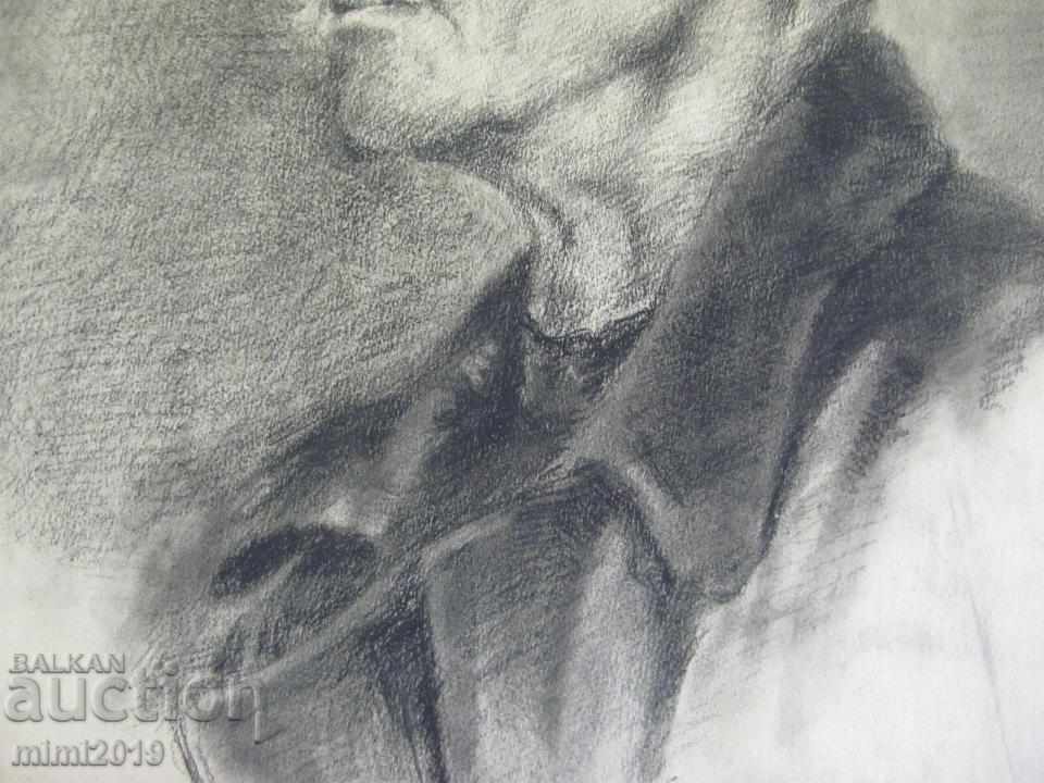 Доставка на 50-те Рисунка, Портрет Никола Балтаджиев молив върху картон