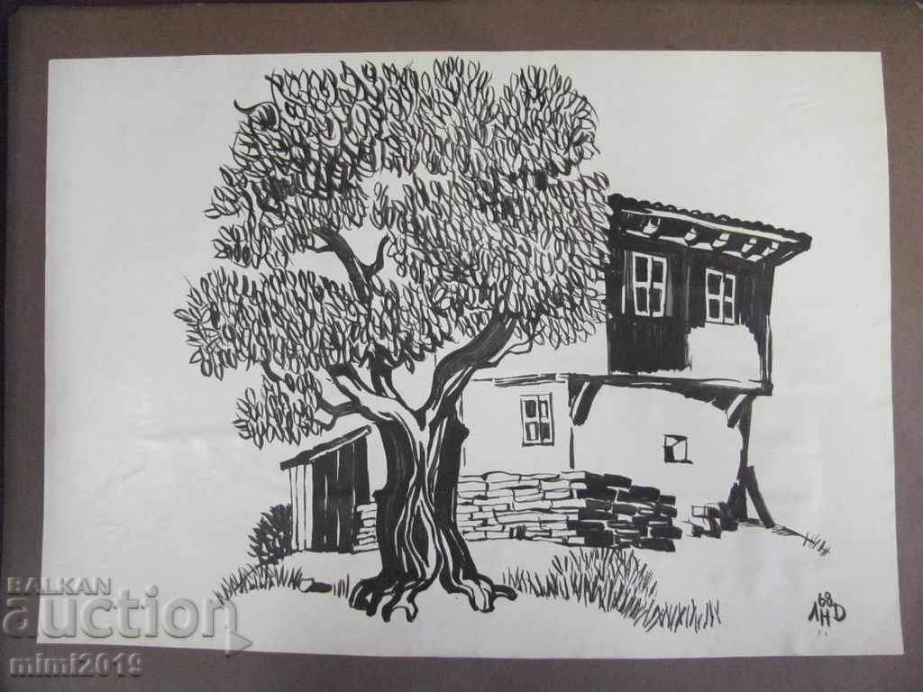 1968 Picture Ink Signed with price 120.00 BGN | € 61.36