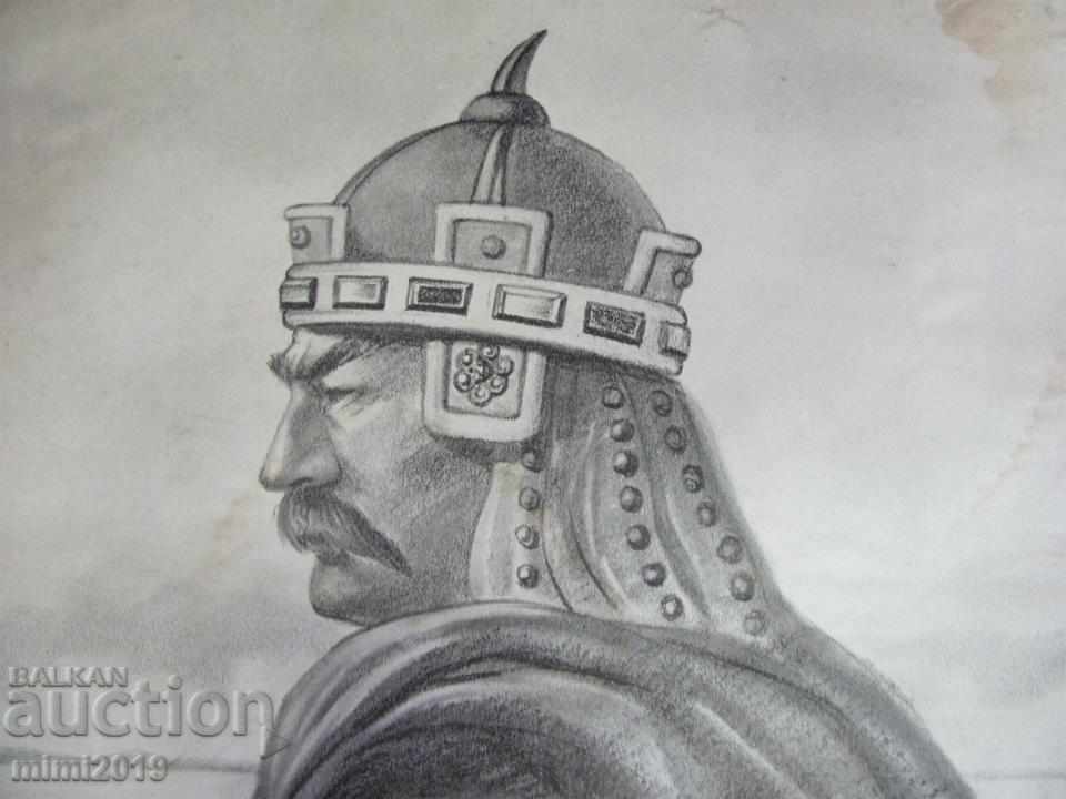 Delivery of 40s Old Original Lithograph Khan Krum prof. P. Panayotov Delivery of 40s Old Original Lithograph Khan Krum prof. P. Panayotov