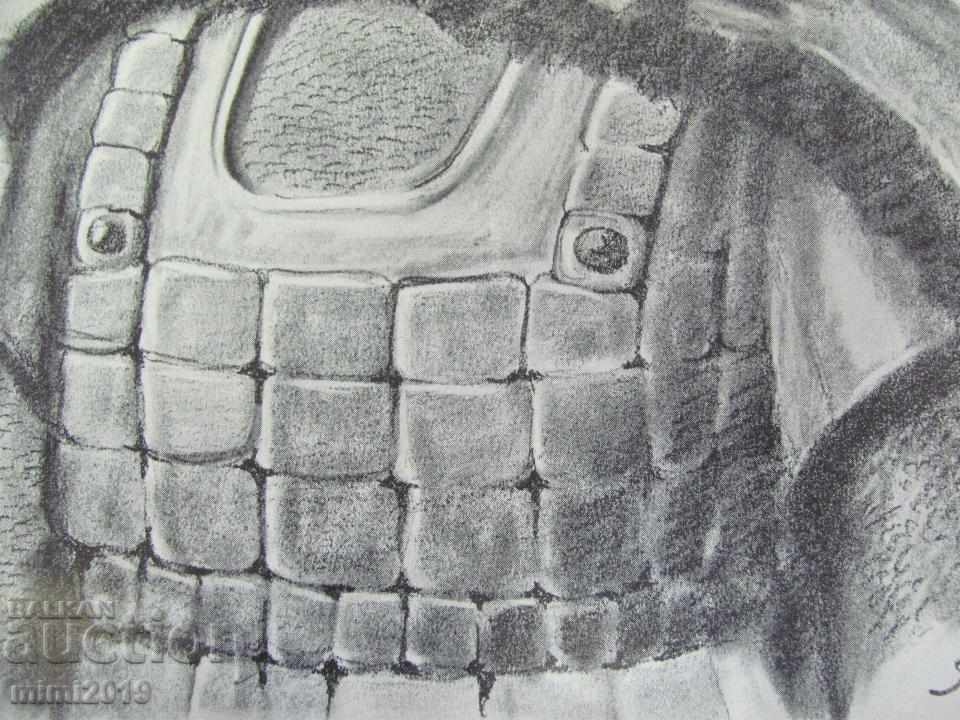 40-Year-Old Original Lithograph Khan Asparuh Prof. P. Panayotov - 6 40-Year-Old Original Lithograph Khan Asparuh Prof. P. Panayotov - 6