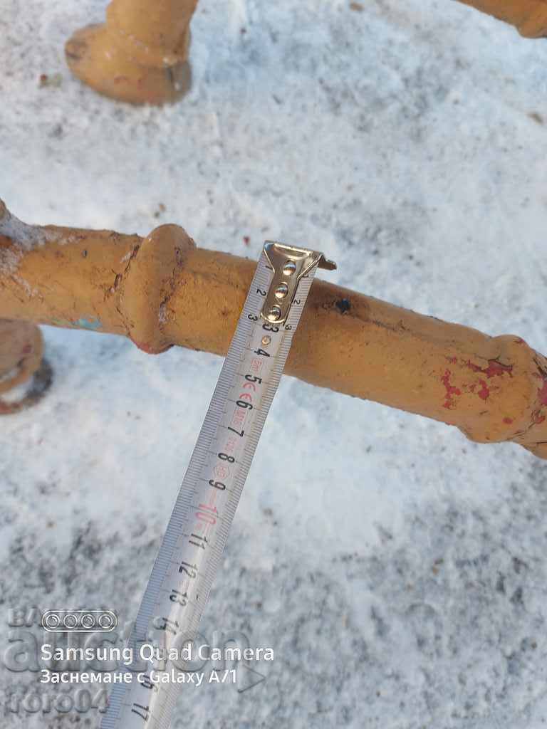 BENCH - CAST IRON - KINGDOM OF BULGARIA - 75 kg. - 5