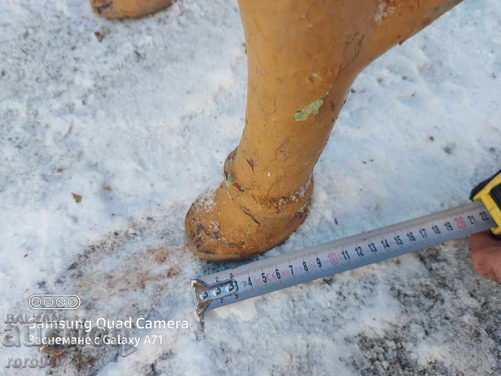 BENCH - CAST IRON - KINGDOM OF BULGARIA - 75 kg. - 6