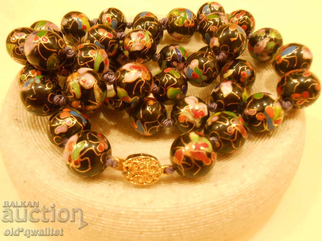 Far Eastern Necklace / Necklace clasp: filigree gilding - 6