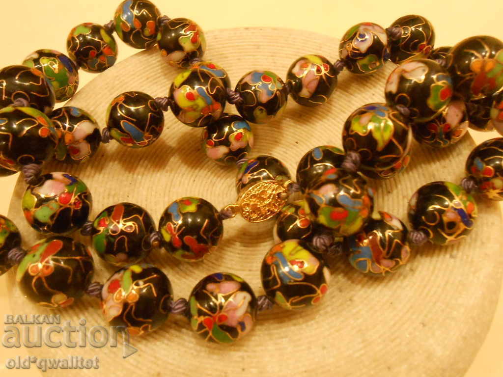 Far Eastern Necklace / Necklace clasp: filigree gilding - 7