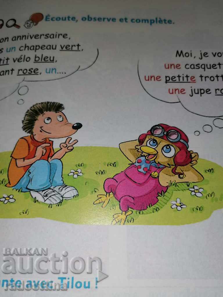 Auction  ZIGZAG 3rd grade Helene Vanthier