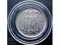 10 цента 1980 Нидерландия