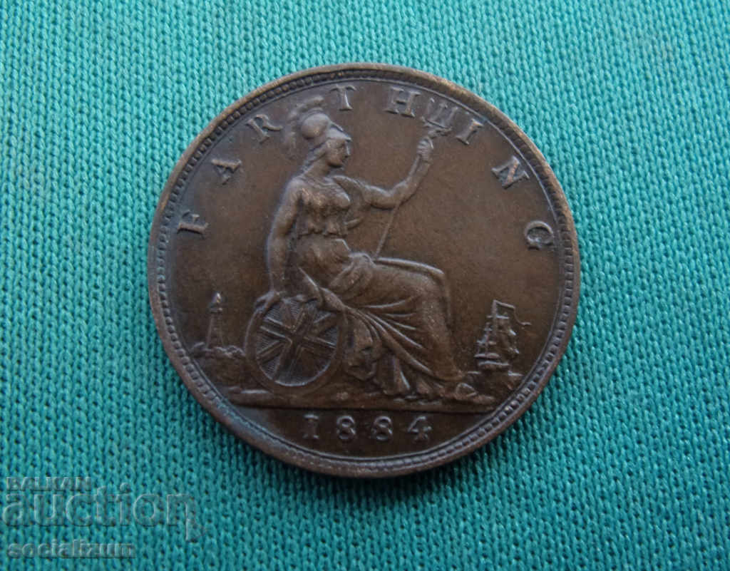 Αγγλία ¼ Penny 1884