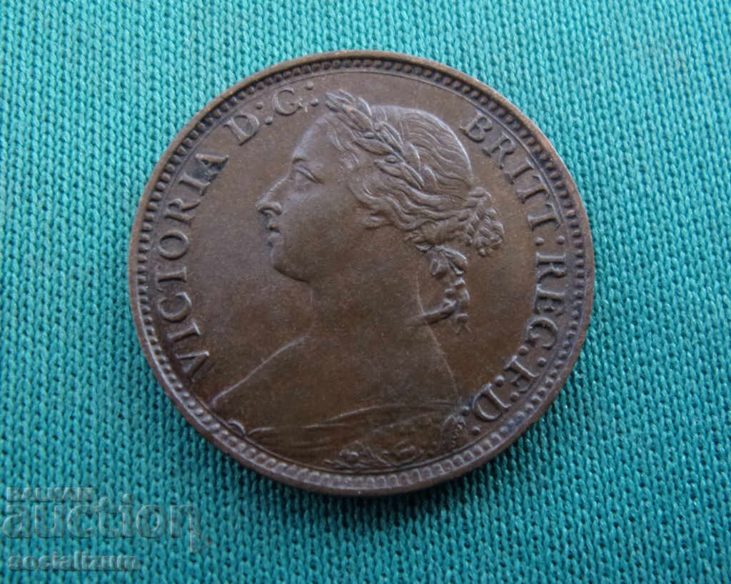 Англия  ¼  Пени  1886 с цена € 5.11 | 9.99 лв.