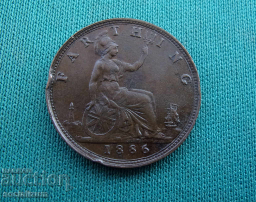 Αγγλία ¼ Penny 1886