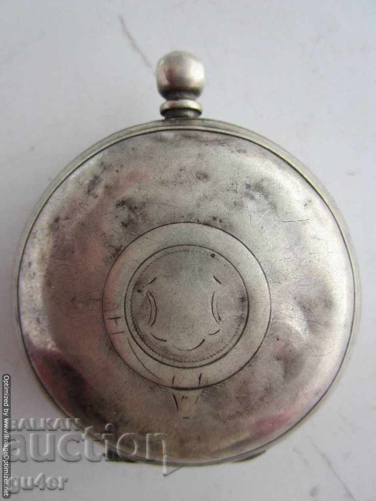 ❌case of Turkish pocket watch-tughri (markings) silver❌