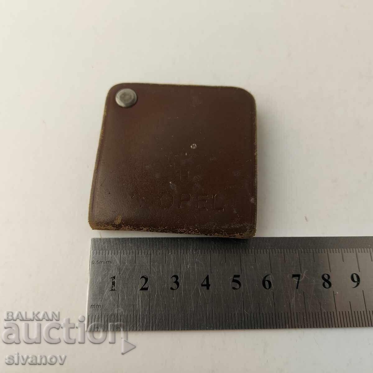 Interesting Old OPEL Magnifying Glass in Leather Case B0109 - 7 Interesting Old OPEL Magnifying Glass in Leather Case B0109 - 7