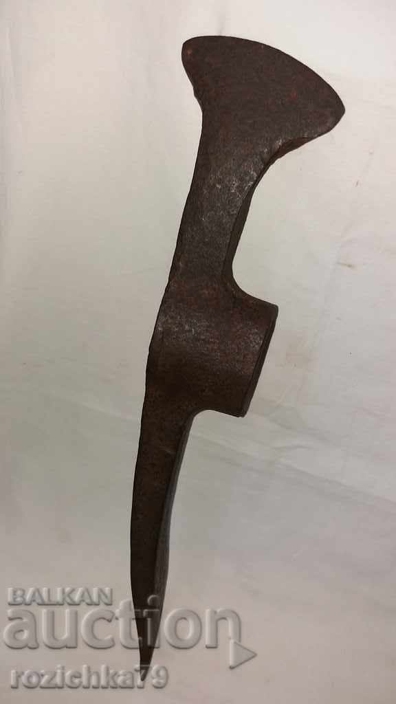 Delivery of Old forged pickaxe tool Delivery of Old forged pickaxe tool