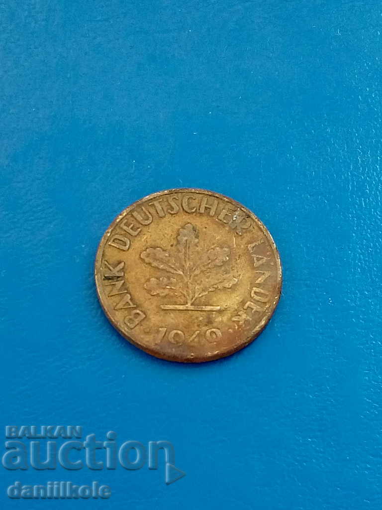 * $ * Y * $ * GERMANIA FRG 10 PFENNIG 10 PFENNIG - 1949 D * $ * Y * $ * - 6 * $ * Y * $ * GERMANIA FRG 10 PFENNIG 10 PFENNIG - 1949 D * $ * Y * $ * - 6