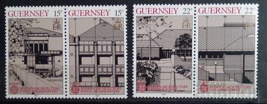 Guernsey / Guernsey 1987 Europe CEPT Buildings MNH
