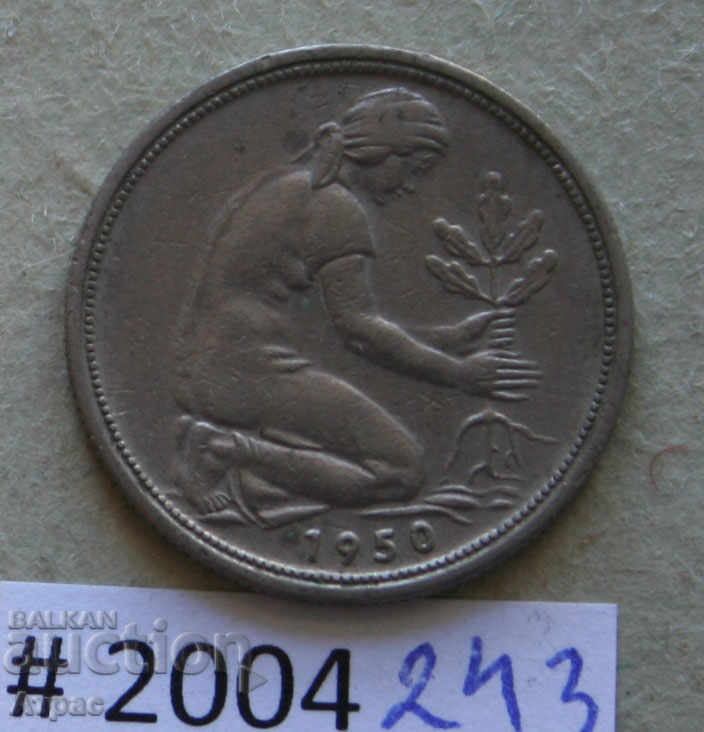50 pfennig 1950 FRG με τιμή € 0.26 | 0.51 BGN