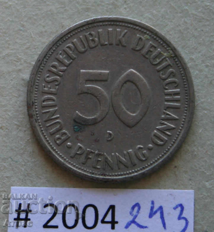 50 pfennig 1950 FRG
