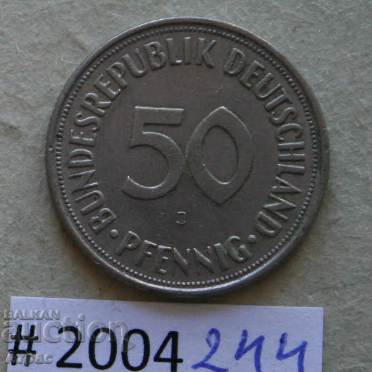 50 пфениг 1970  ФРГ