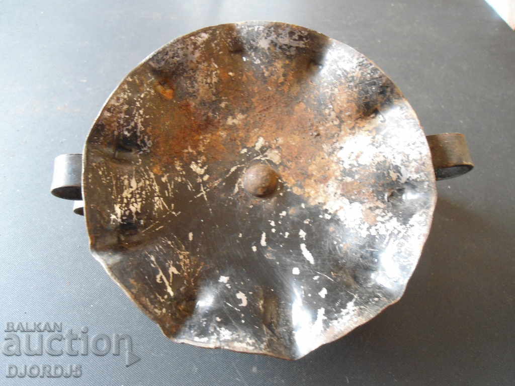 Old wrought iron candlestick - 5 Old wrought iron candlestick - 5