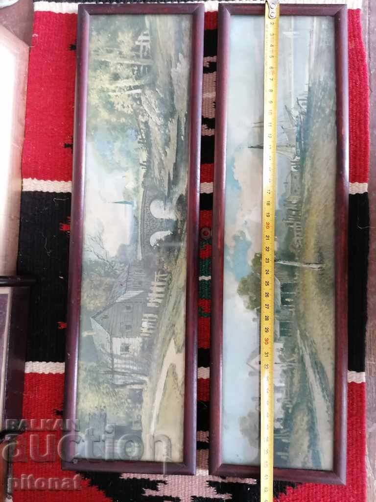 Λοτ ρεπροδουξιόν σε όμορφες κορνίζες Τσαρική Βουλγαρία - 5