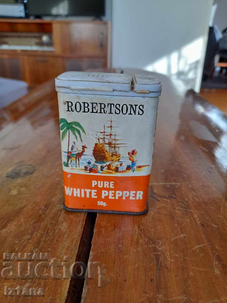 Δημοπρασία Παλιό κουτί από Λευκό Πιπέρι Δημοπρασία Παλιό κουτί από Λευκό Πιπέρι