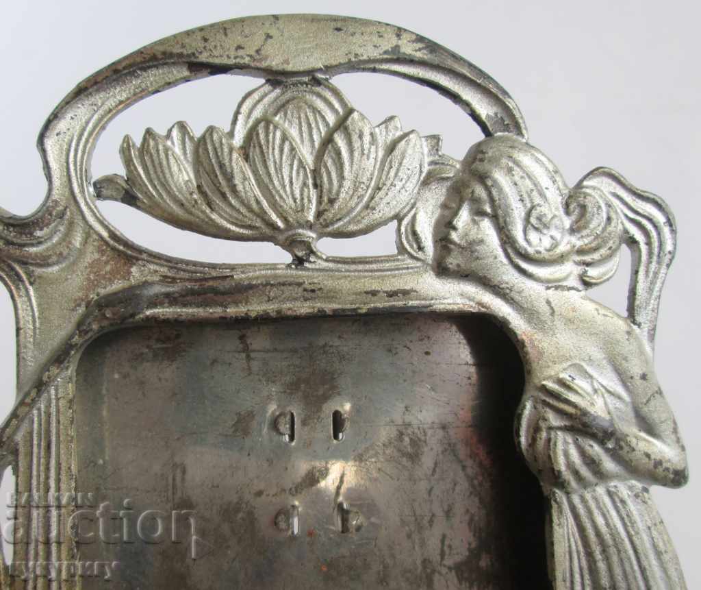 Old antique picture frame Art Nouveau Art Nouveau - 5