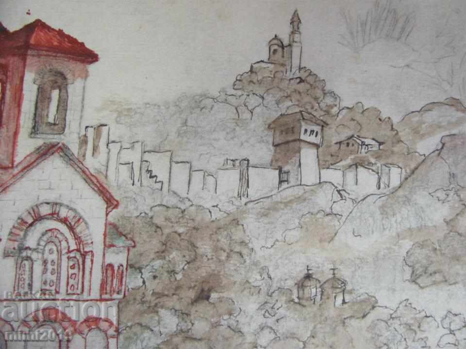 Delivery of 60s Painting by N. Kostov drypoint Delivery of 60s Painting by N. Kostov drypoint