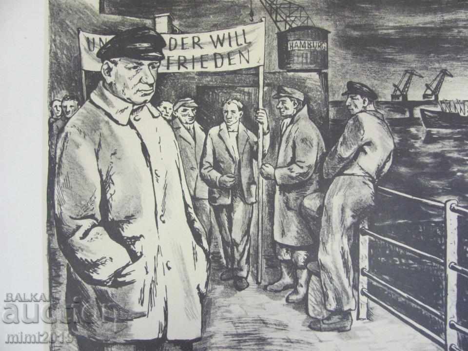 Delivery of Prints, D. Dechev, signed in pencil under the print Delivery of Prints, D. Dechev, signed in pencil under the print