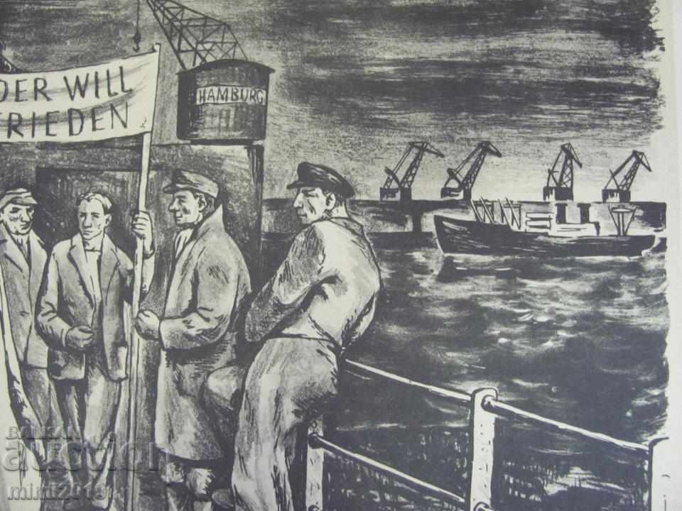 Prints, D. Dechev, signed in pencil under the print - 5 Prints, D. Dechev, signed in pencil under the print - 5