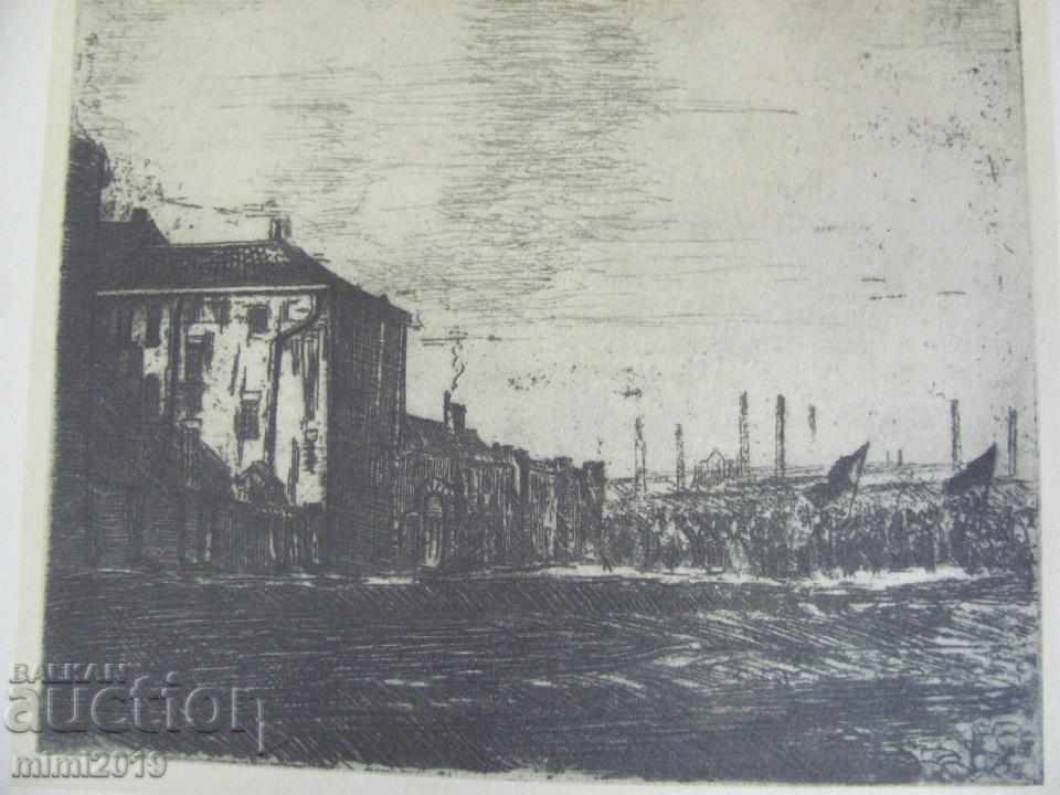 Auction Prints, D. Dechev, signed in pencil under the print Auction Prints, D. Dechev, signed in pencil under the print