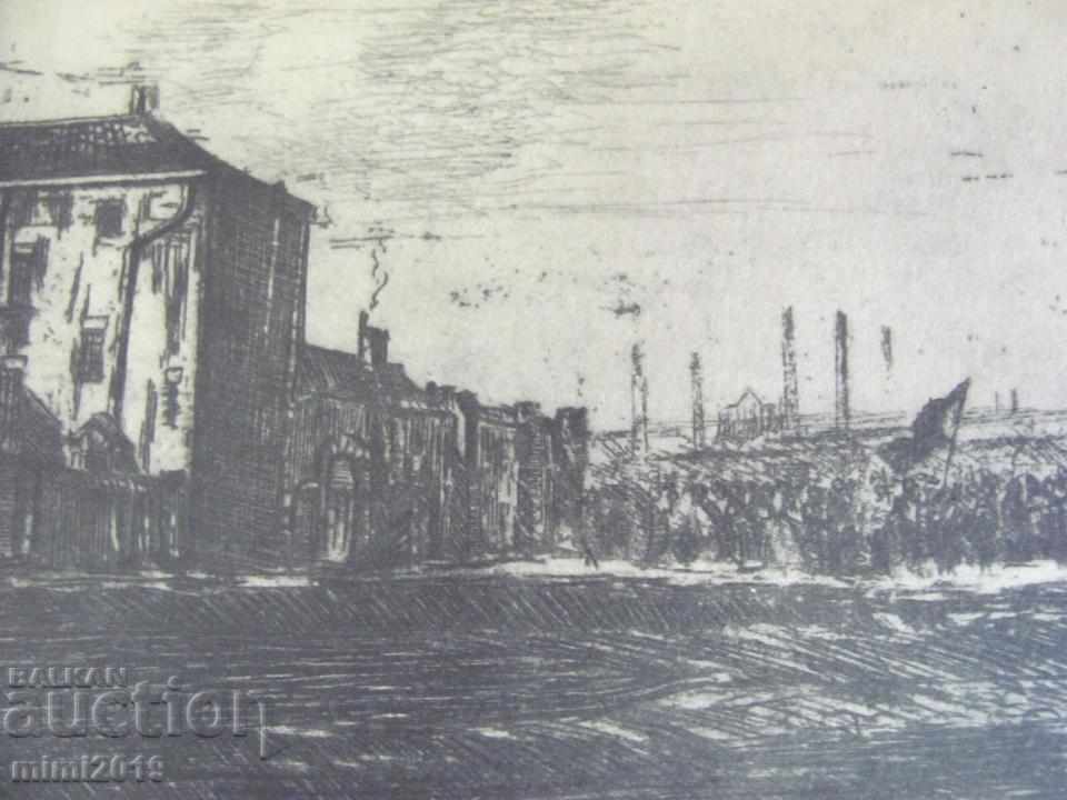 Prints, D. Dechev, signed in pencil under the print - 5 Prints, D. Dechev, signed in pencil under the print - 5