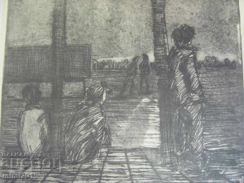 Auction Prints, D. Dechev, signed in pencil under the print Auction Prints, D. Dechev, signed in pencil under the print