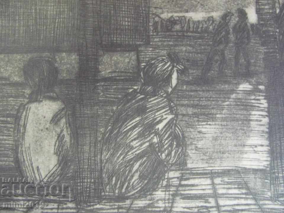 Prints, D. Dechev, signed in pencil under the print - 5 Prints, D. Dechev, signed in pencil under the print - 5