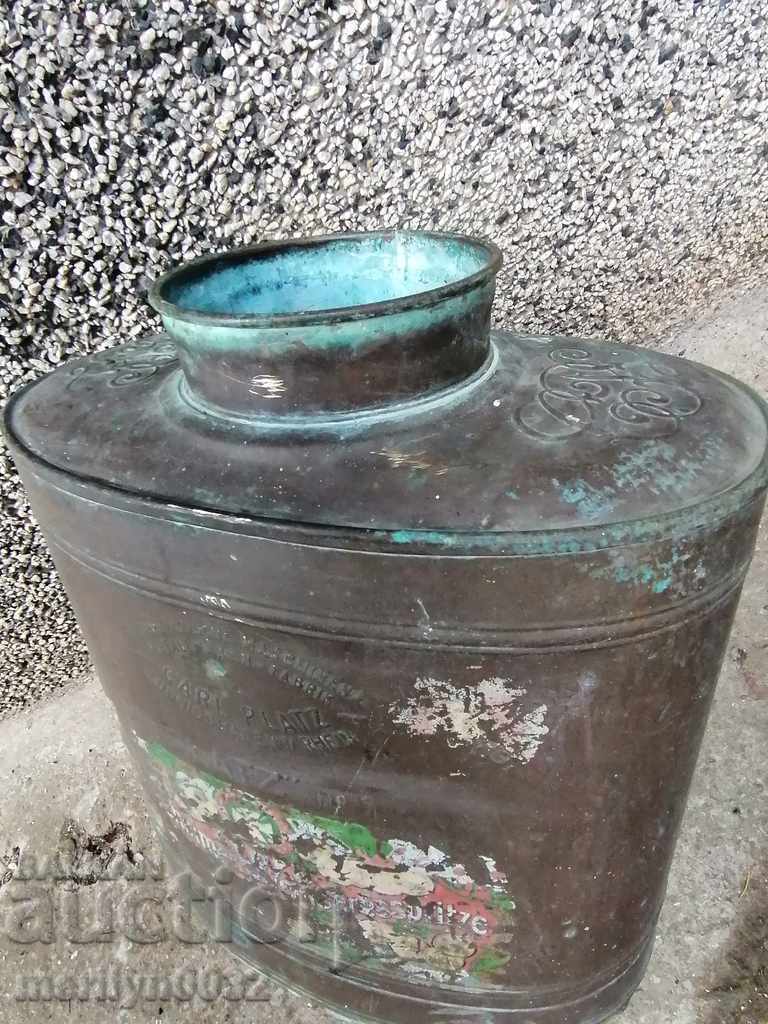 Boiler from a German vineyard sprayer Karl Platz copper vessel - 7 Boiler from a German vineyard sprayer Karl Platz copper vessel - 7