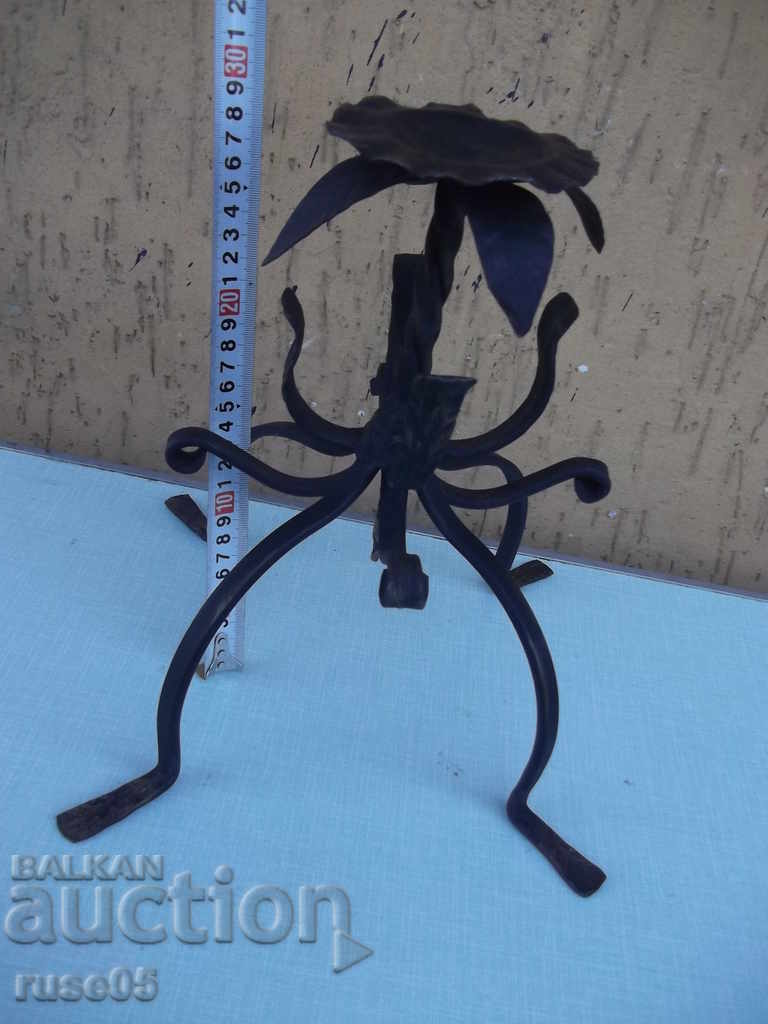 Wrought iron metal stand