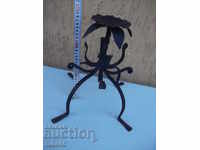Wrought iron metal stand