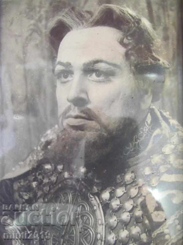 Auction  40s Real Photo Opera Boris Hristov line 23x18cm.